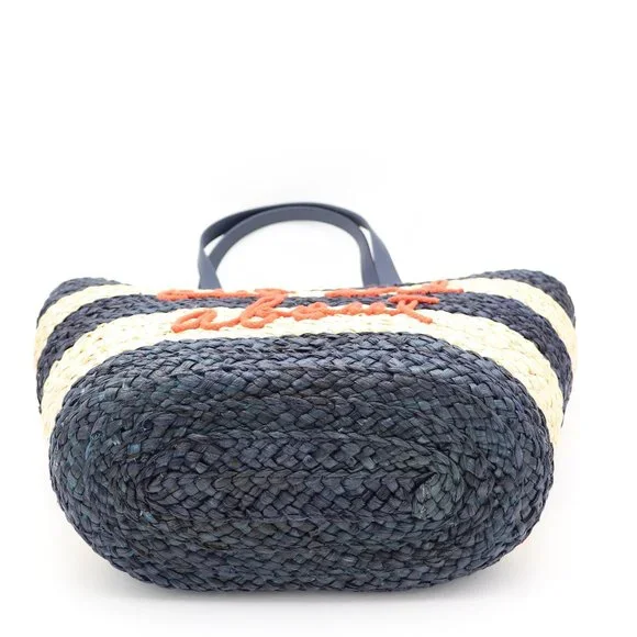 NWT Kate Spade Shore Thing Out And About Woven Straw Tote Beach Picnic Bag - Picture 4 of 7